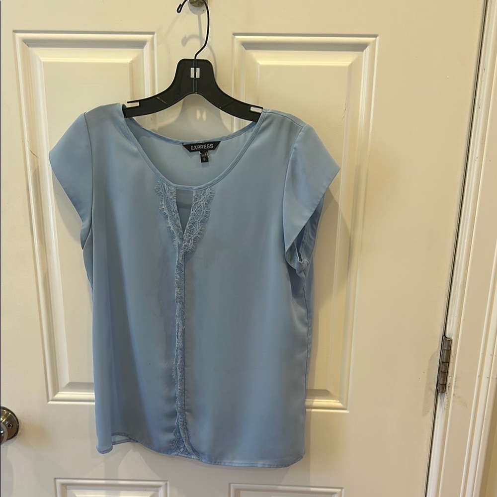 Express Women's Blue Top